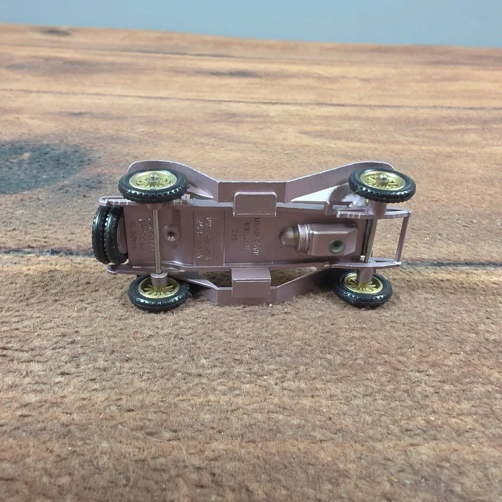 Matchbox Mercer 1913 Raceabout Toy Car OS Pink Good Diecast Lesney No 7 Boxed